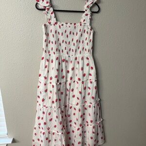 J Crew tiered strawberry dreaa